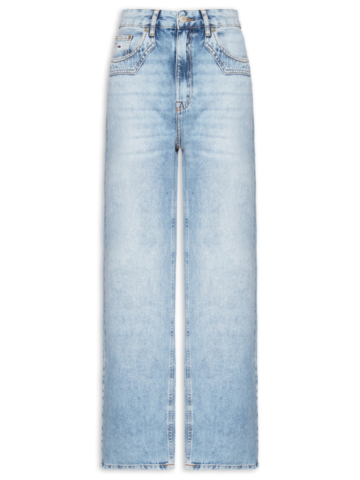 Calça Feminina Layla Hr Slim Azul Tommy Jeans