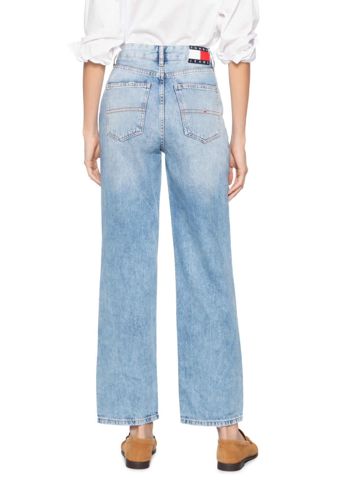 Calça Feminina Layla Hr Slim Azul Tommy Jeans