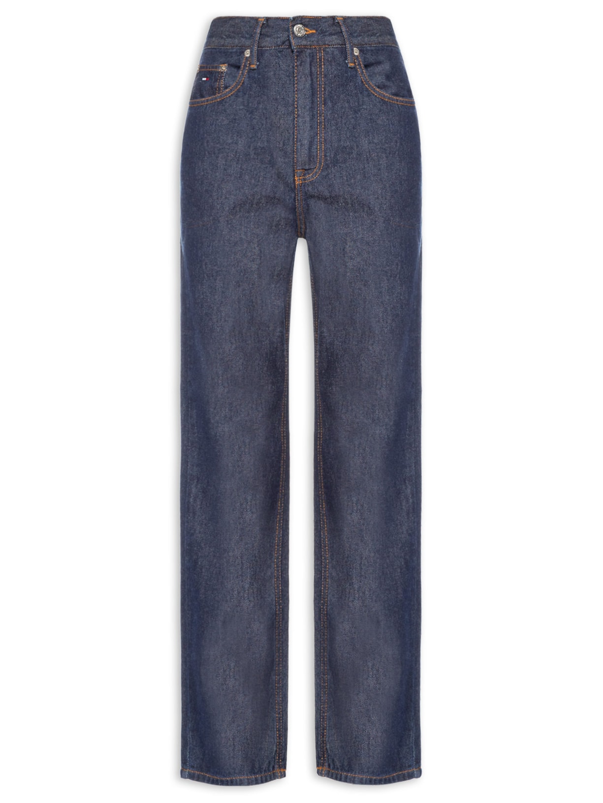 Calça Feminina Layla HR Slim Str DI4156 Azul Tommy Jeans