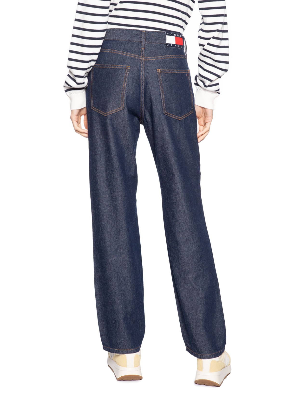 Calça Feminina Layla HR Slim Str DI4156 Azul Tommy Jeans