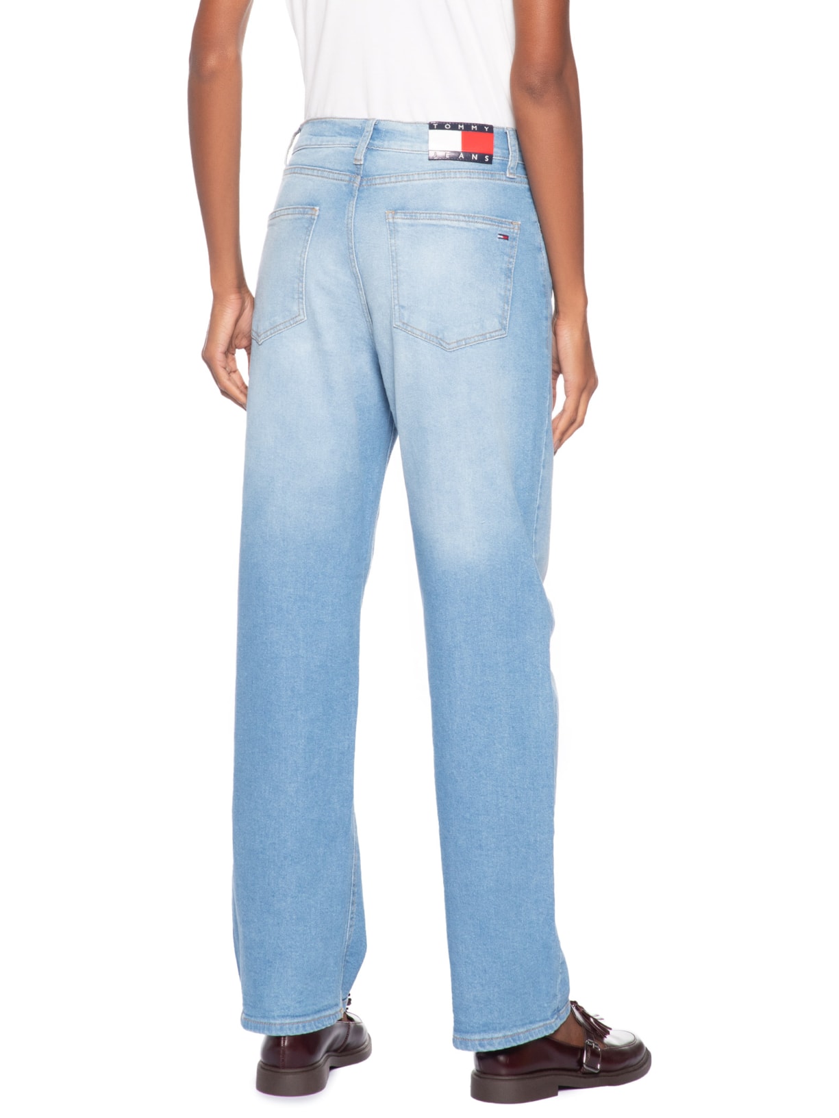 Calça Feminina Layla Slim Str Azul Tommy Jeans