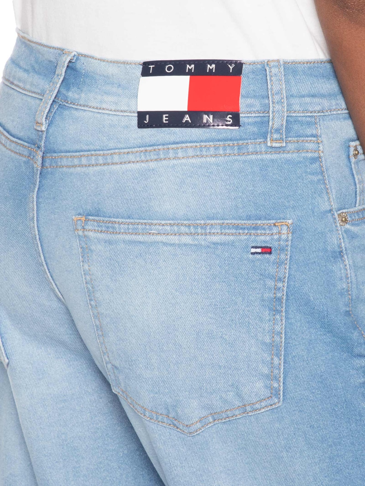 Calça Feminina Layla Slim Str Azul Tommy Jeans