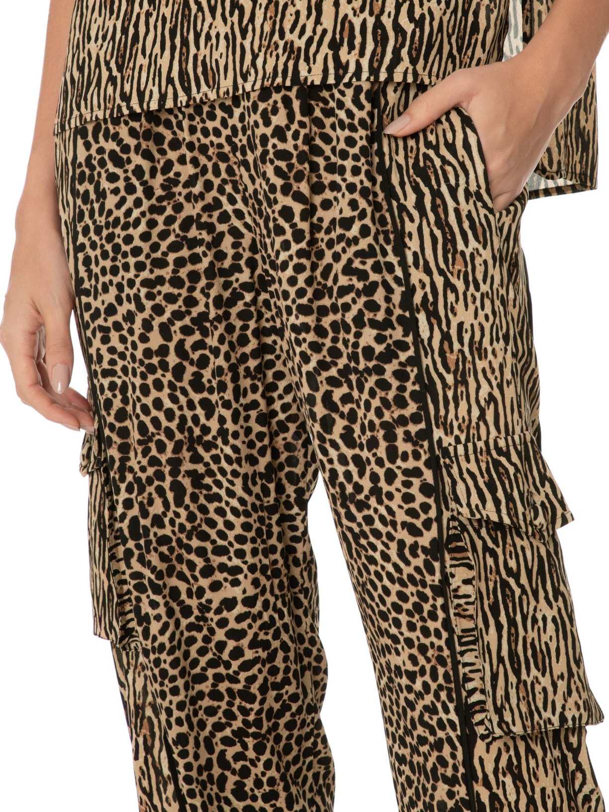 Calça Feminina Leandra Animal Print Le Lis