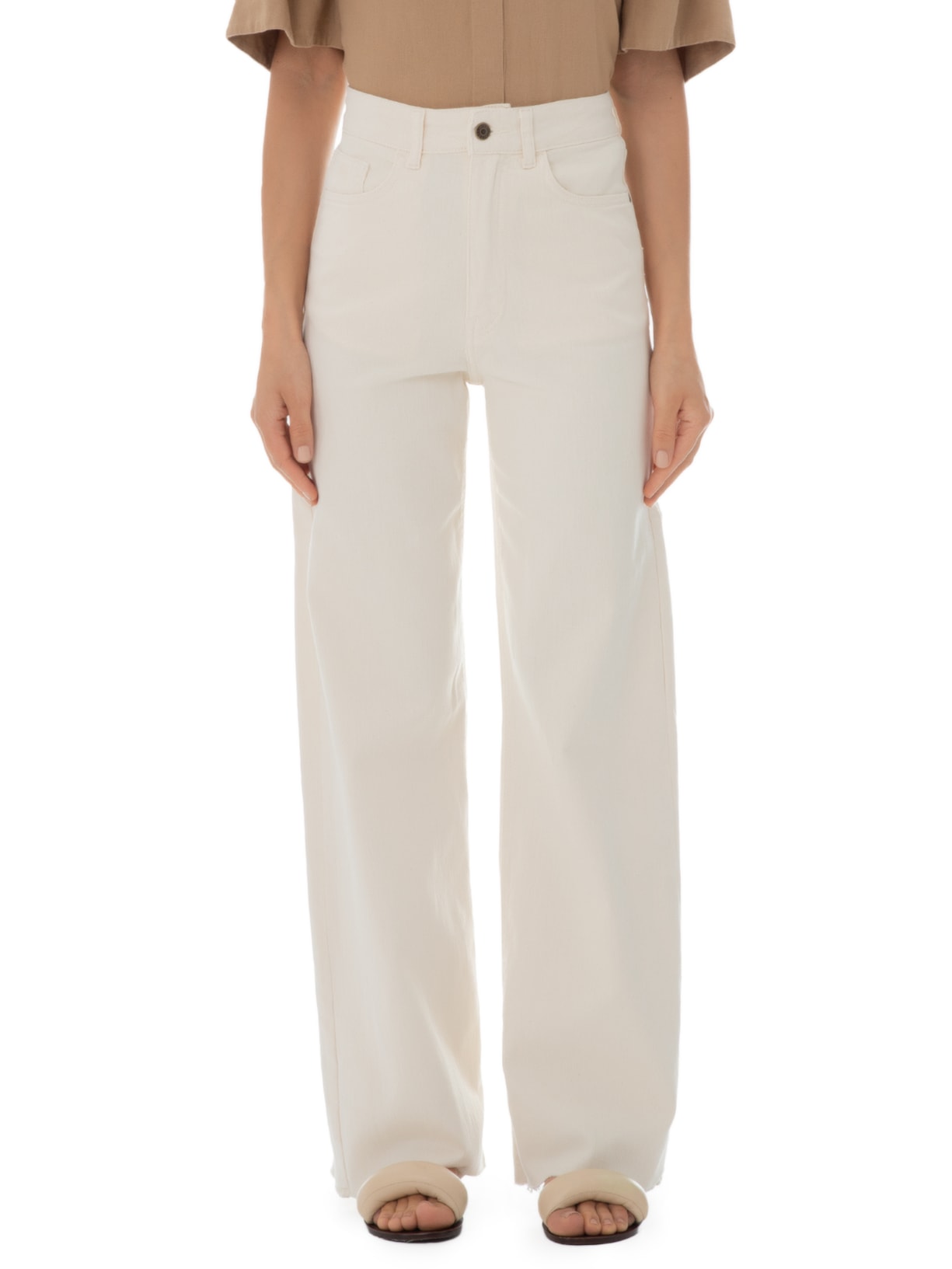 Calça Feminina Leblon Off White Osklen