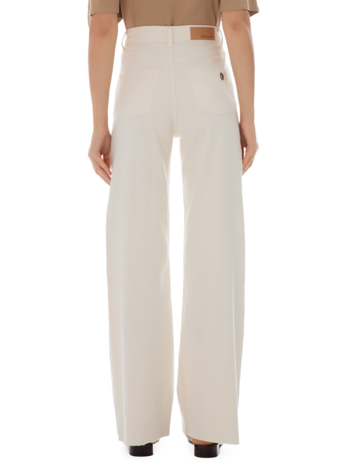 Calça Feminina Leblon Off White Osklen