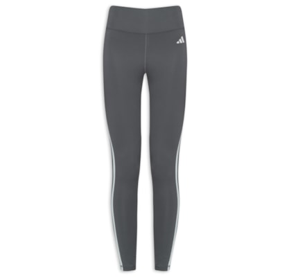 Calça Feminina Legging 3 Listras Essential - Cinza