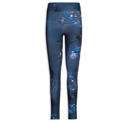 Calça Feminina Legging Basic Estampado Universo - Azul