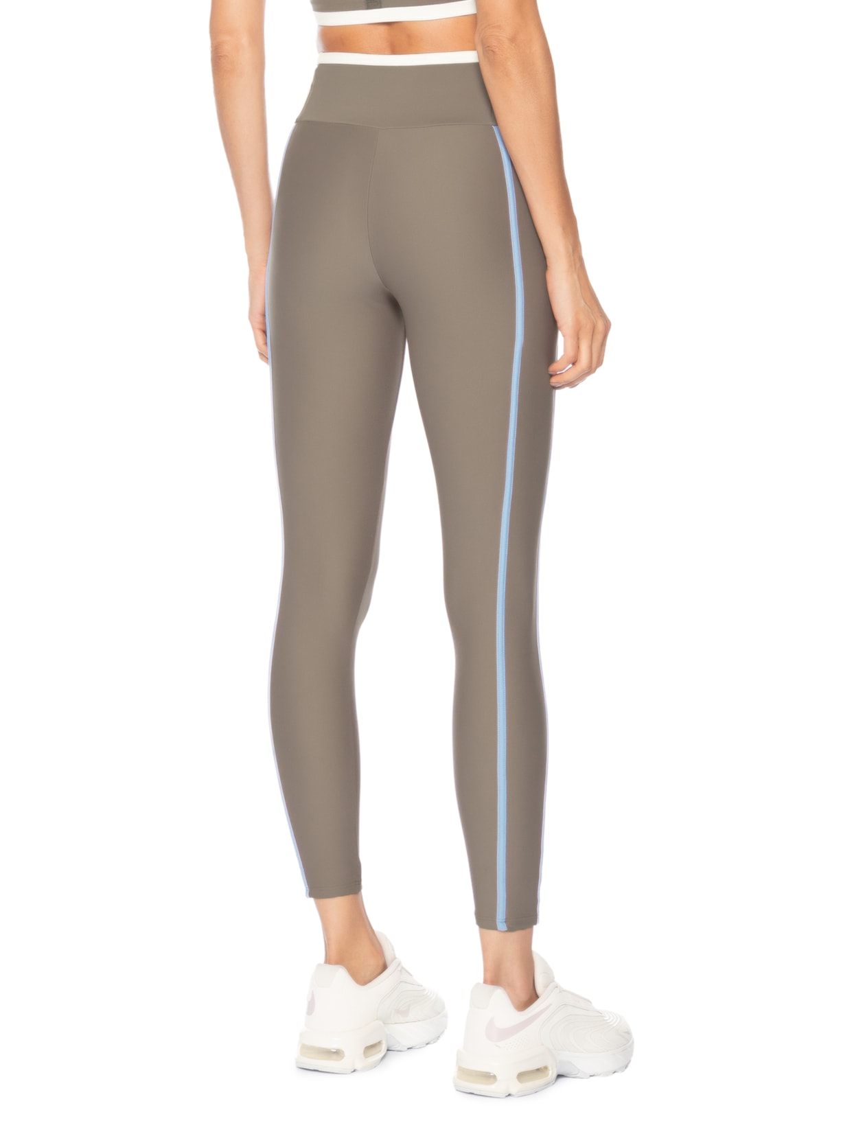 Calça Feminina Legging Body Peach Almond Marrom Body For Sure