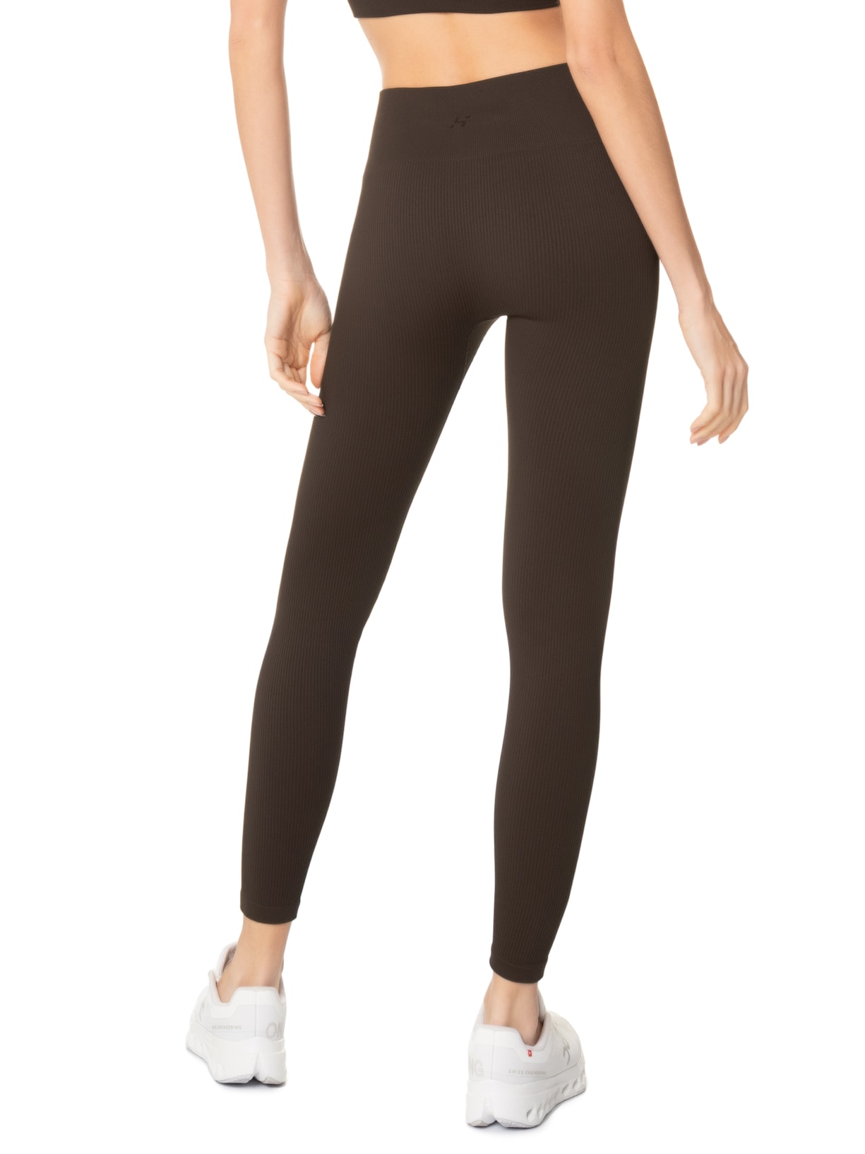 Calça Feminina Legging Canelada Marrom Hering Sports