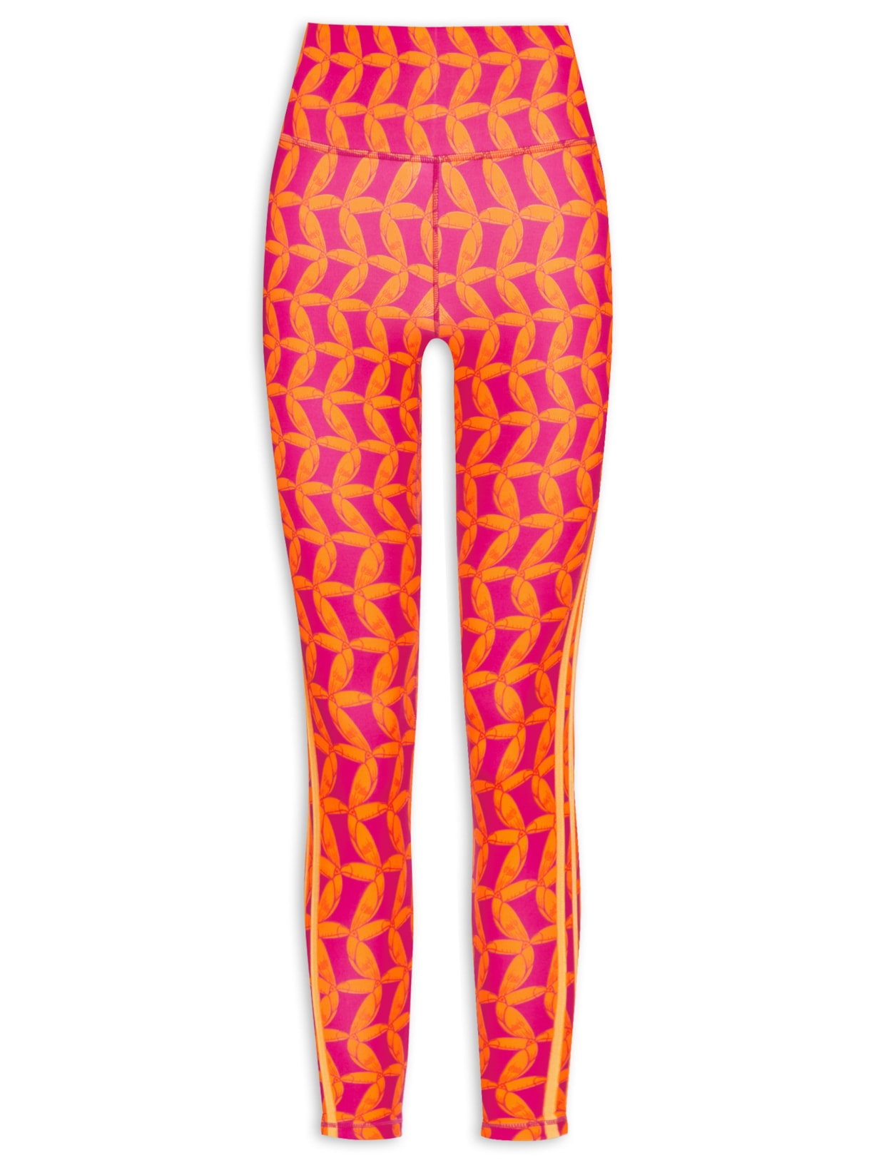 Calça Feminina Legging Capri - Laranja