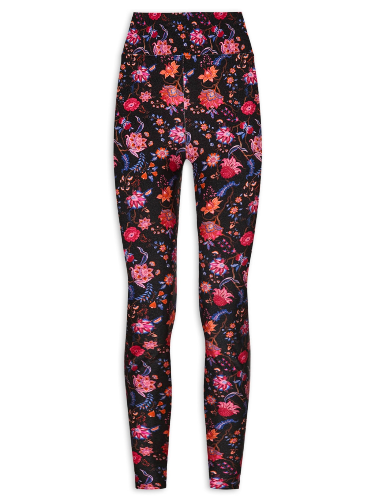 Calça Feminina Legging Chintz Preto Mixed