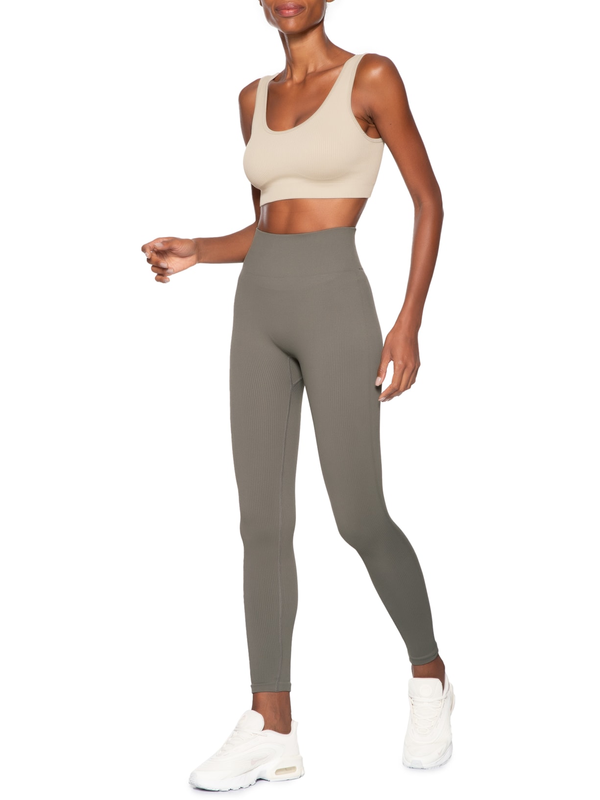 Calça Feminina Legging Cinza Hering Sports