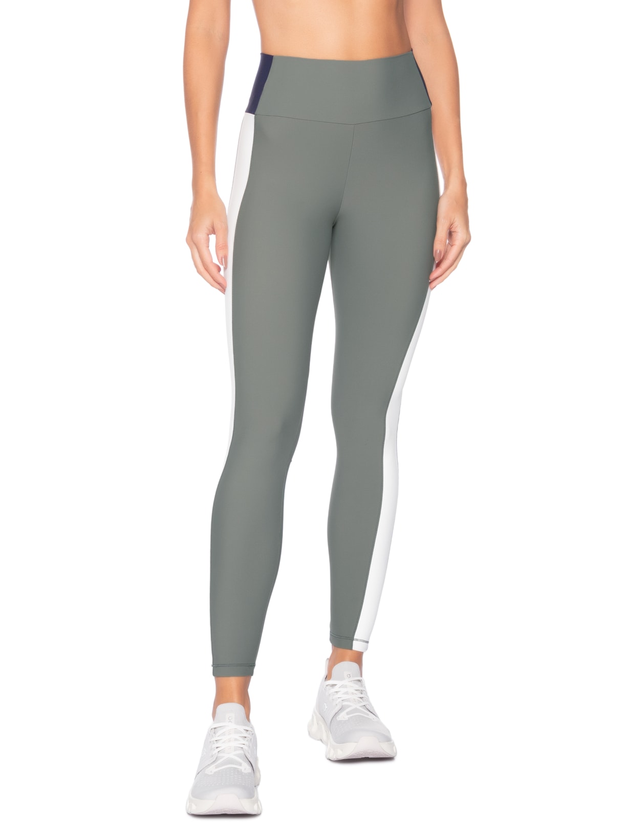 Calça Feminina Legging Cinza Hering Sports