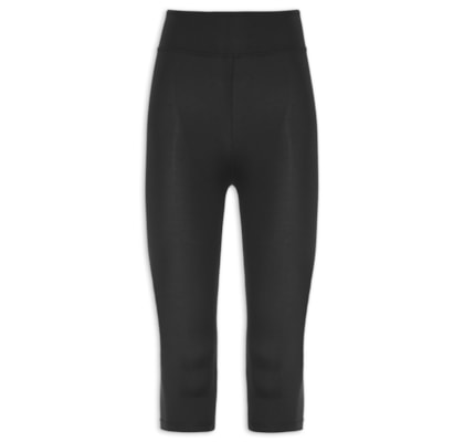 Calça Feminina Legging Corsário - Preto