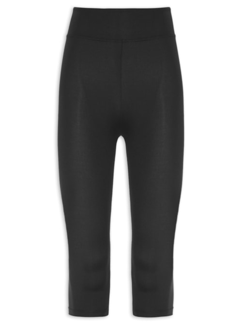 Calça Feminina Legging Corsário - Preto