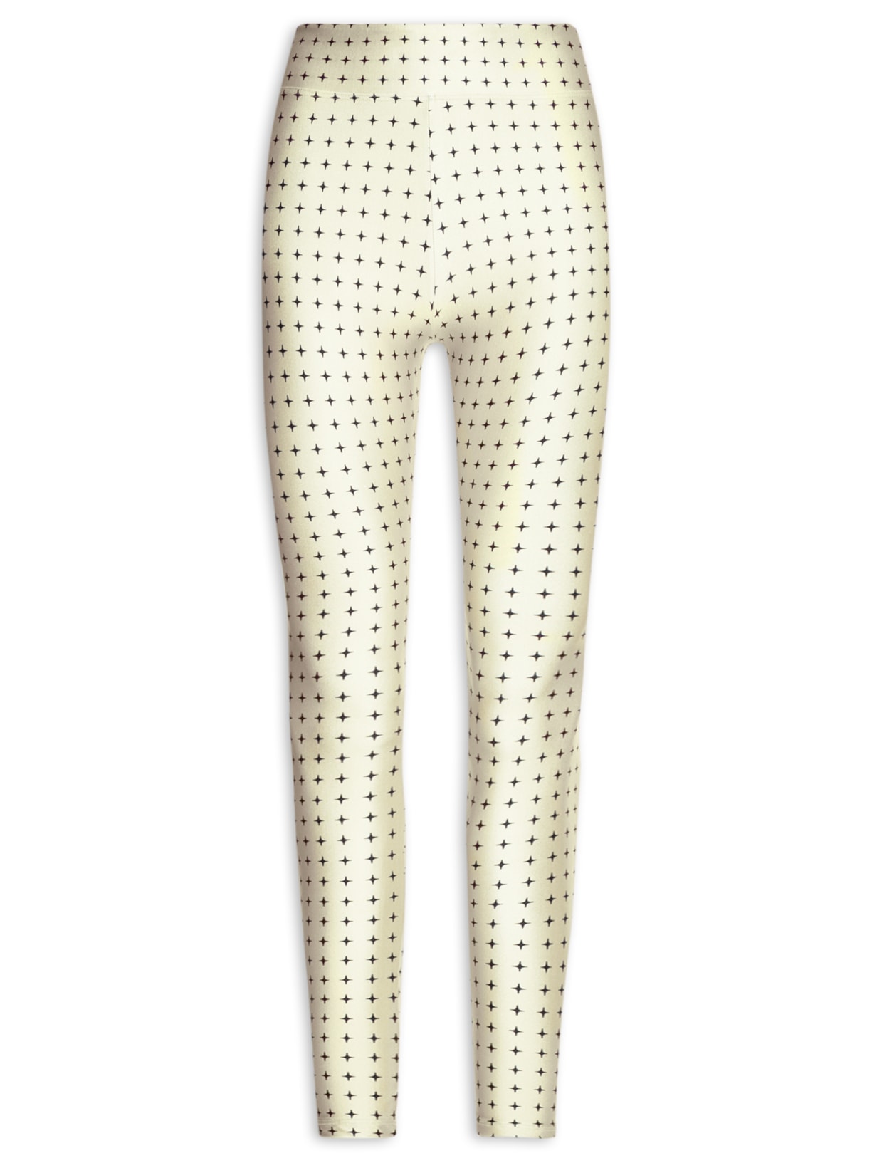 Calça Feminina Legging Cós Reto - Branco