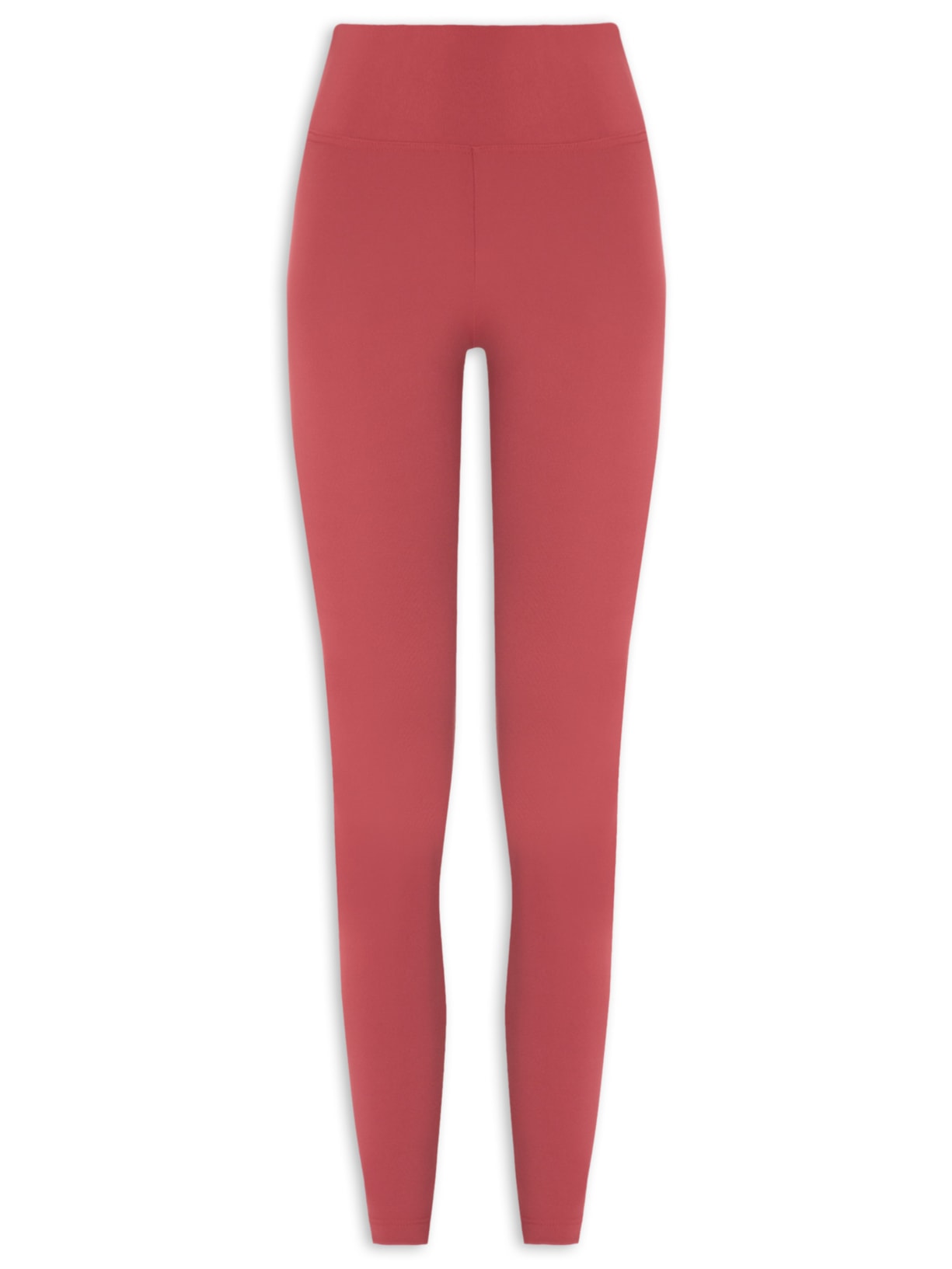 Calça Feminina Legging Cós Reto Estreito - Rosa