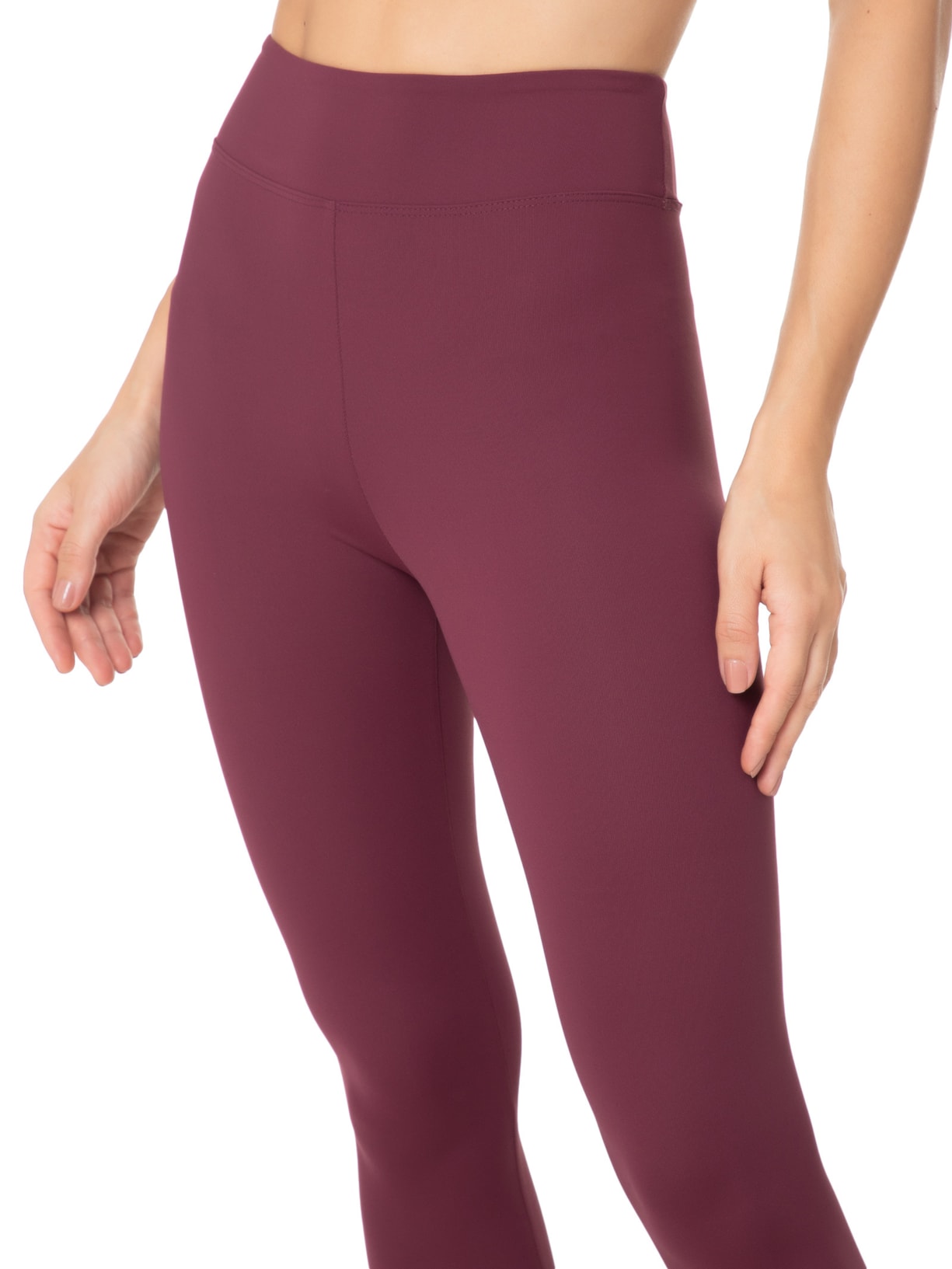 Calça Feminina Legging Cós Reto Roxa Inhale