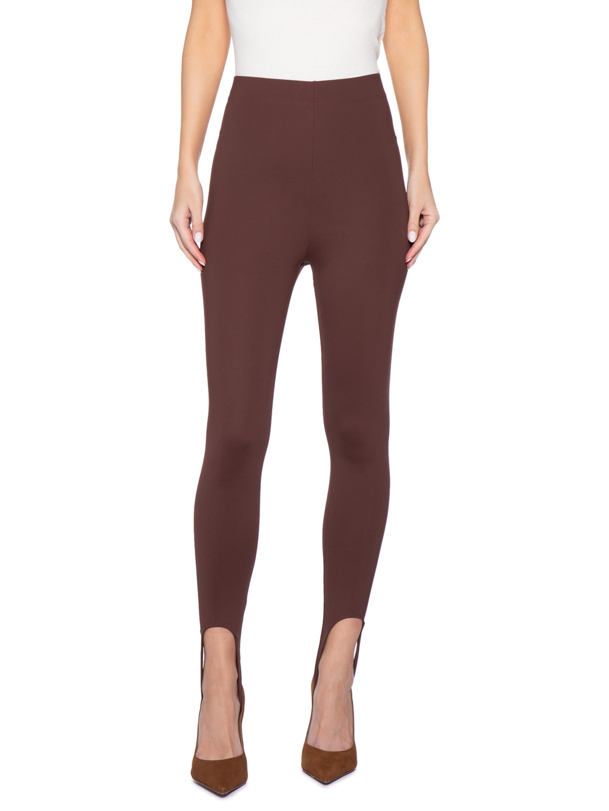 Calça Feminina Legging De Pézinho Marrom '2Essential