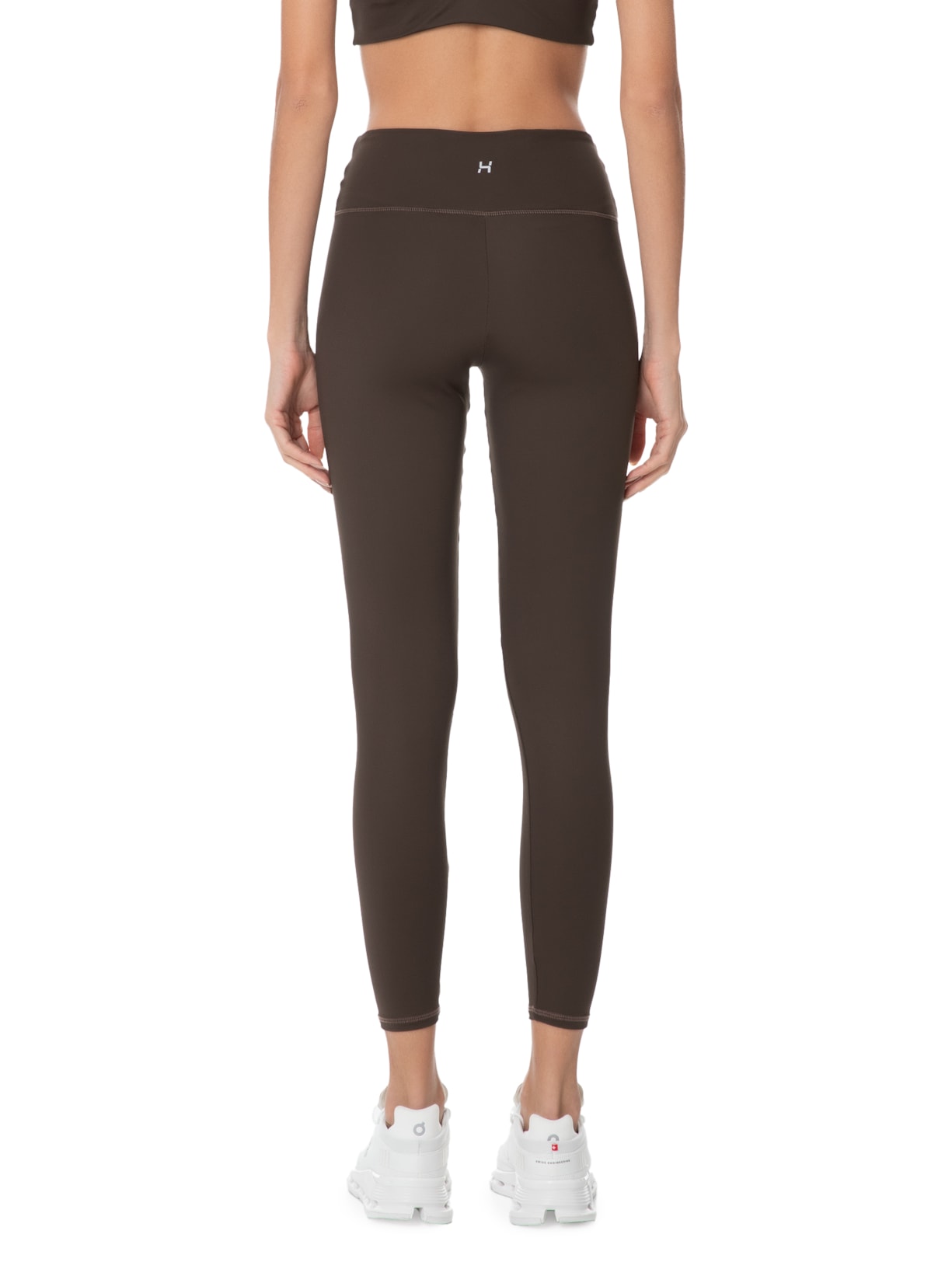Calça Feminina Legging Esportiva Básica Marrom Hering Sports