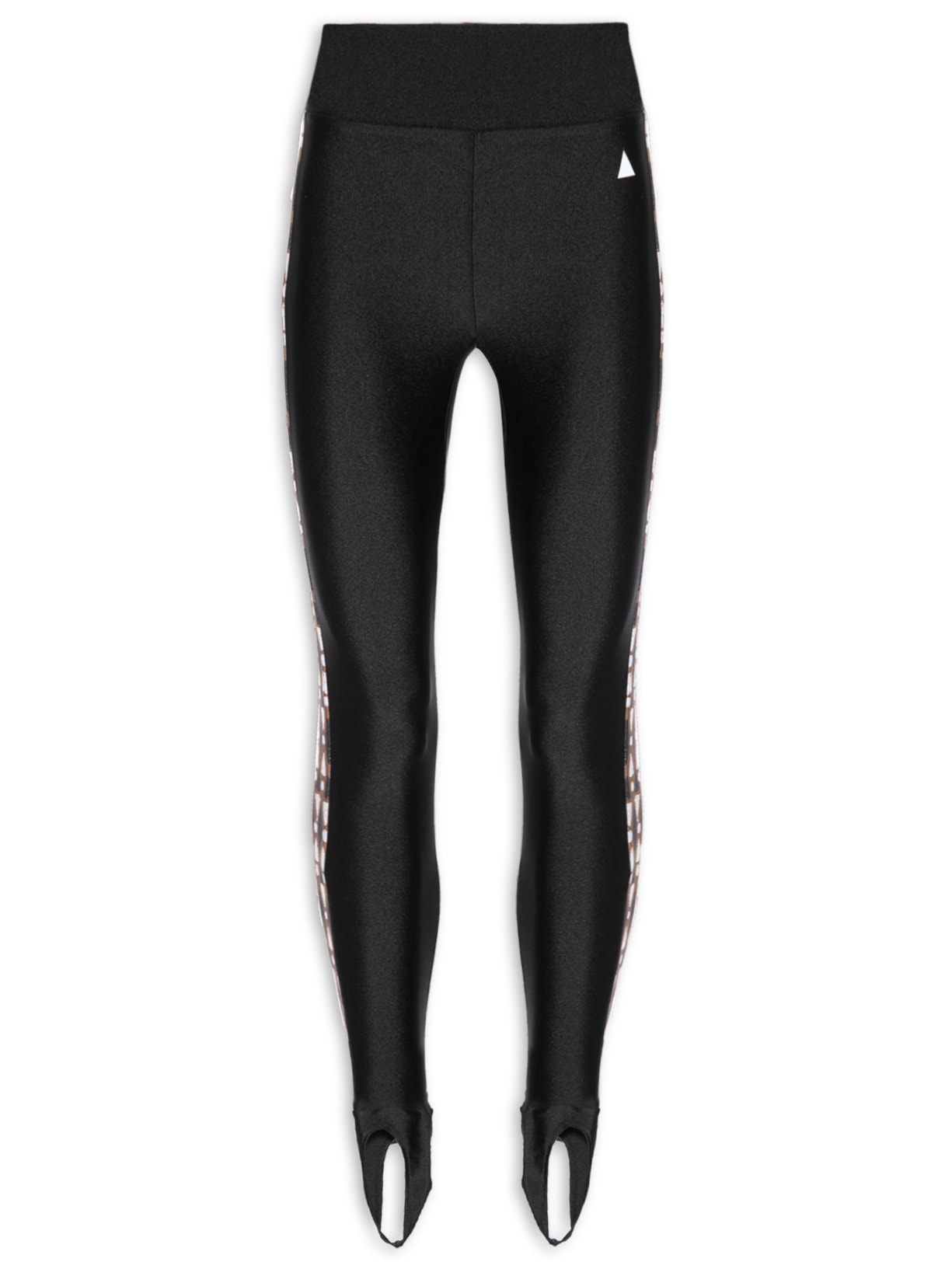 Calça Feminina Legging Estampada Ladrilho - Preto