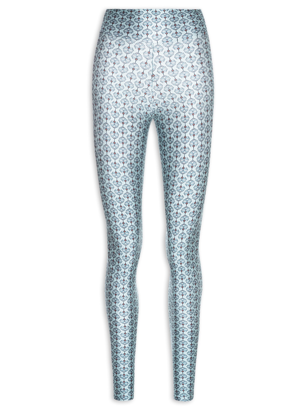 Calça Feminina Legging Estampada Slim - Azul