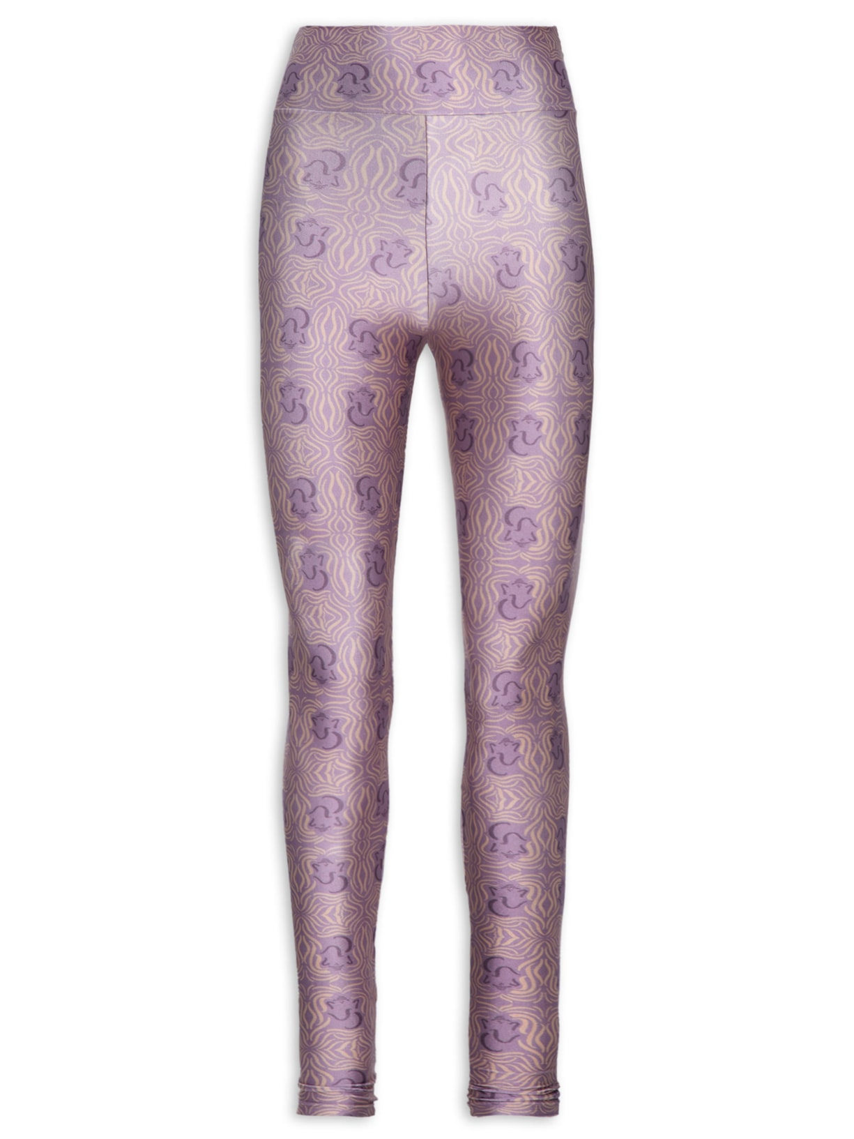 Calça Feminina Legging Estampada Slim Roxo Melt