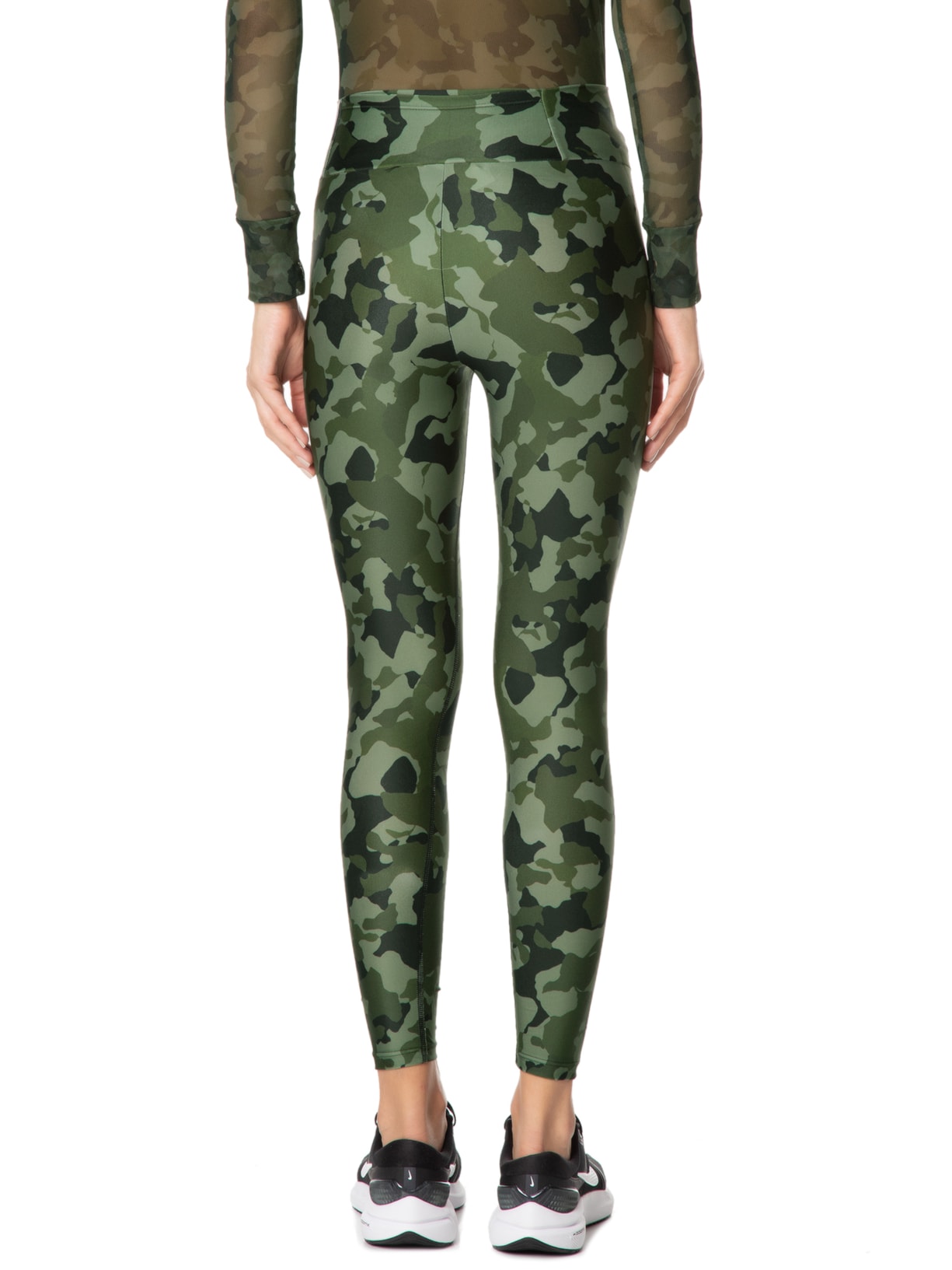 Calça Feminina Legging Estampada Verde Body For Sure