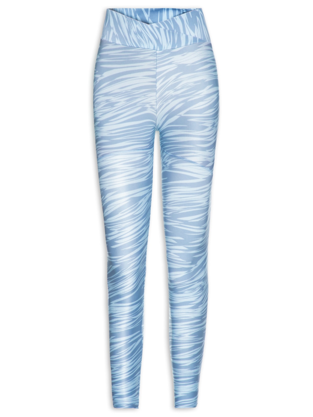 Calça Feminina Legging Estampado - Azul