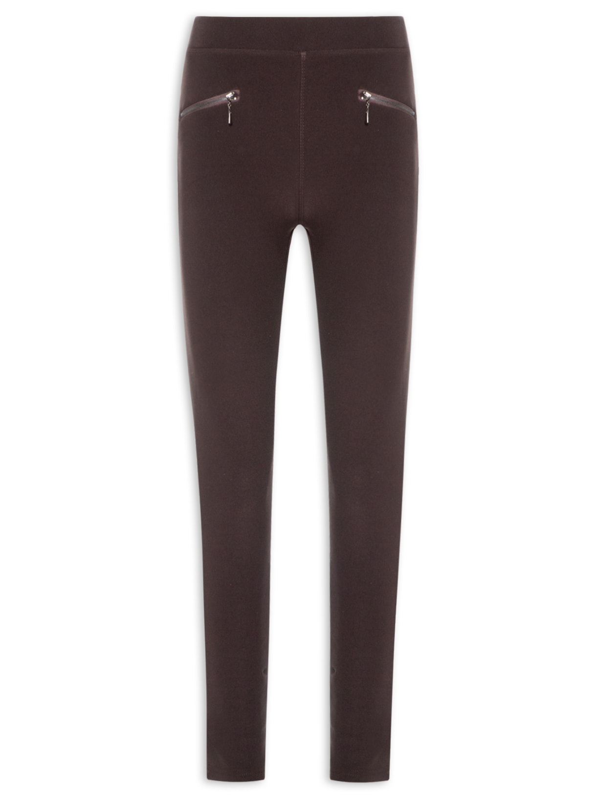 Calça Feminina Legging Feminina Peluciada - Marrom