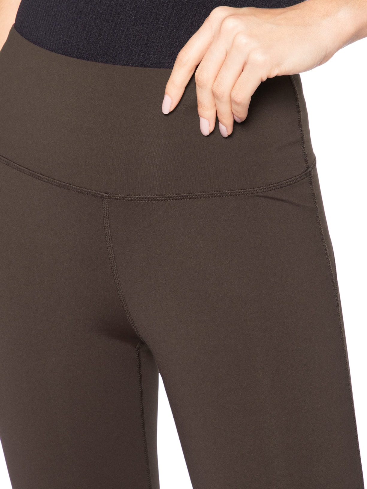 Calça Feminina Legging Fitness Marrom Basiq