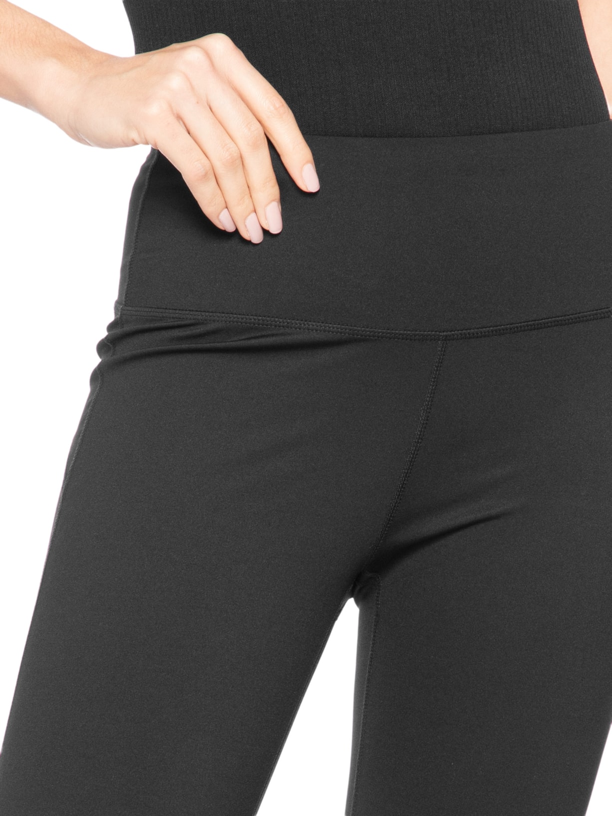 Calça Feminina Legging Fitness Preto Basiq