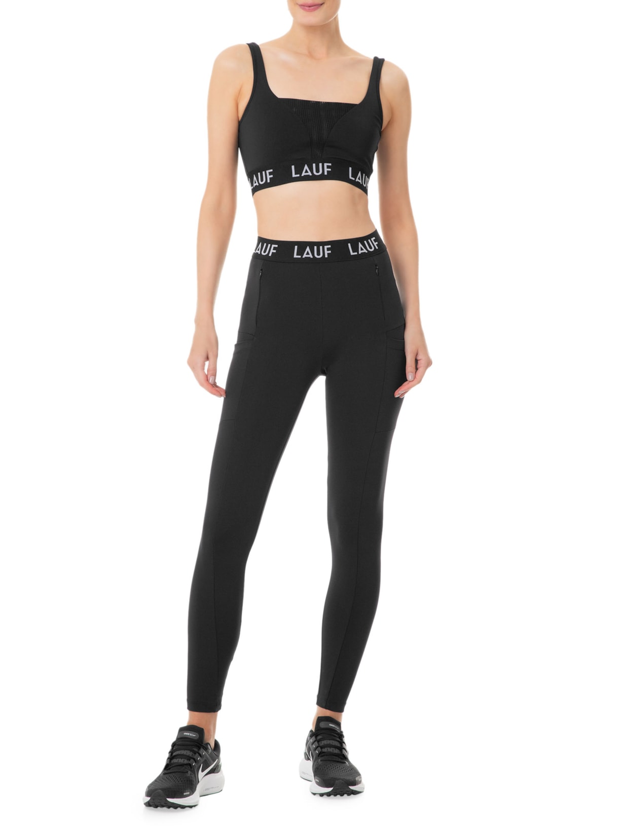 Calça Feminina Legging Gerbera Preto Lauf