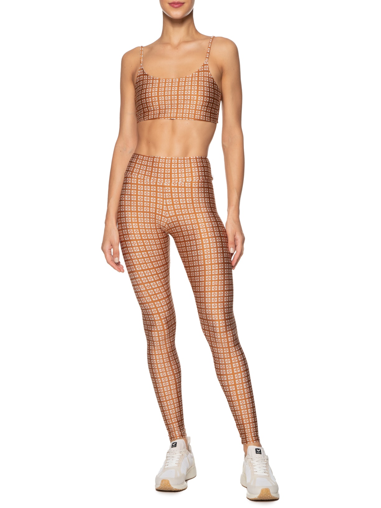 Calça Feminina Legging High  Laranja Melt