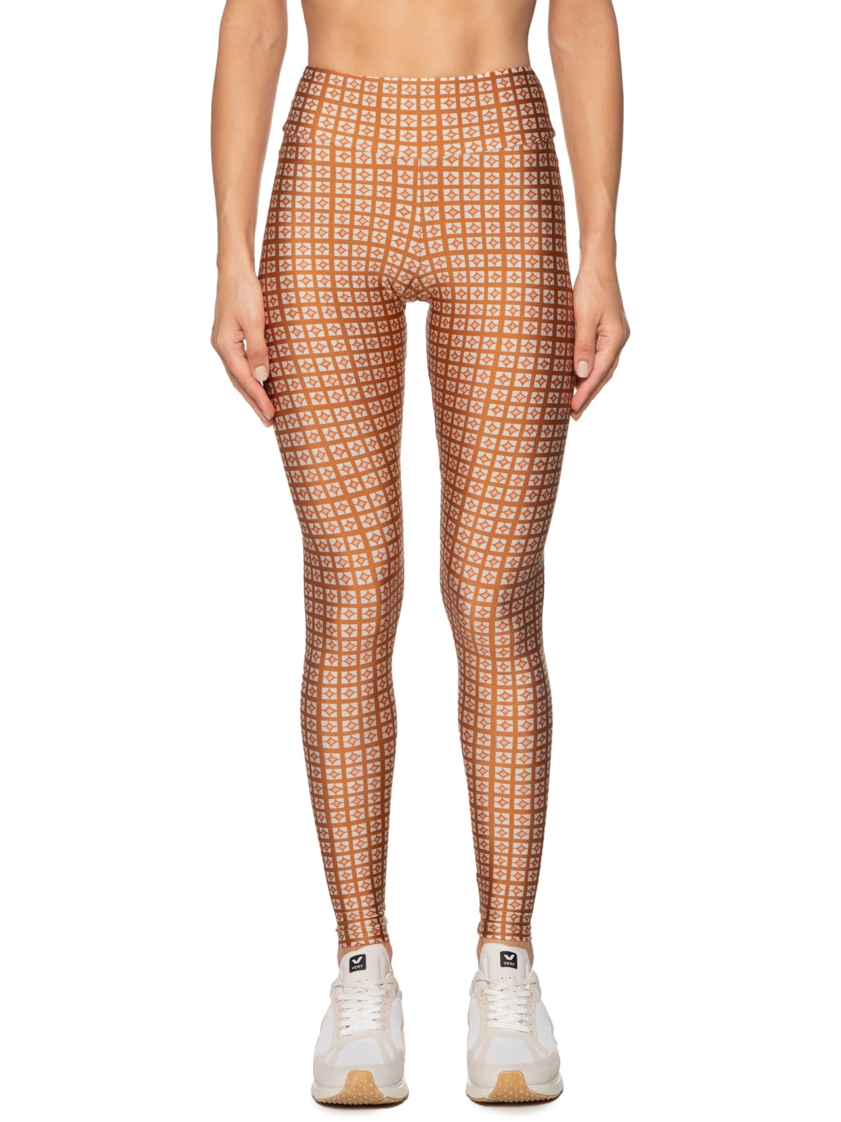 Calça Feminina Legging High  Laranja Melt