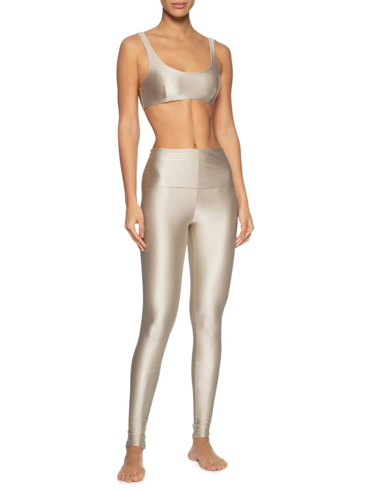 Calça Feminina Legging joy  Bege  Inhale