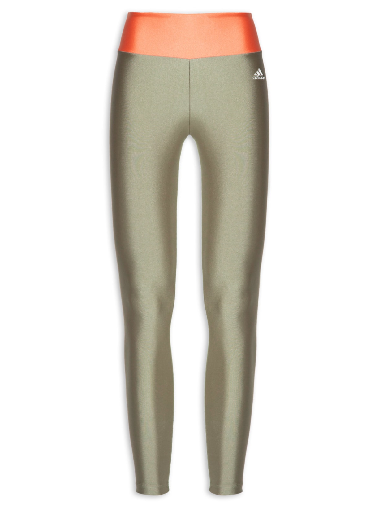 Calça Feminina Legging Latin Fit Colorblock Cinza Adidas