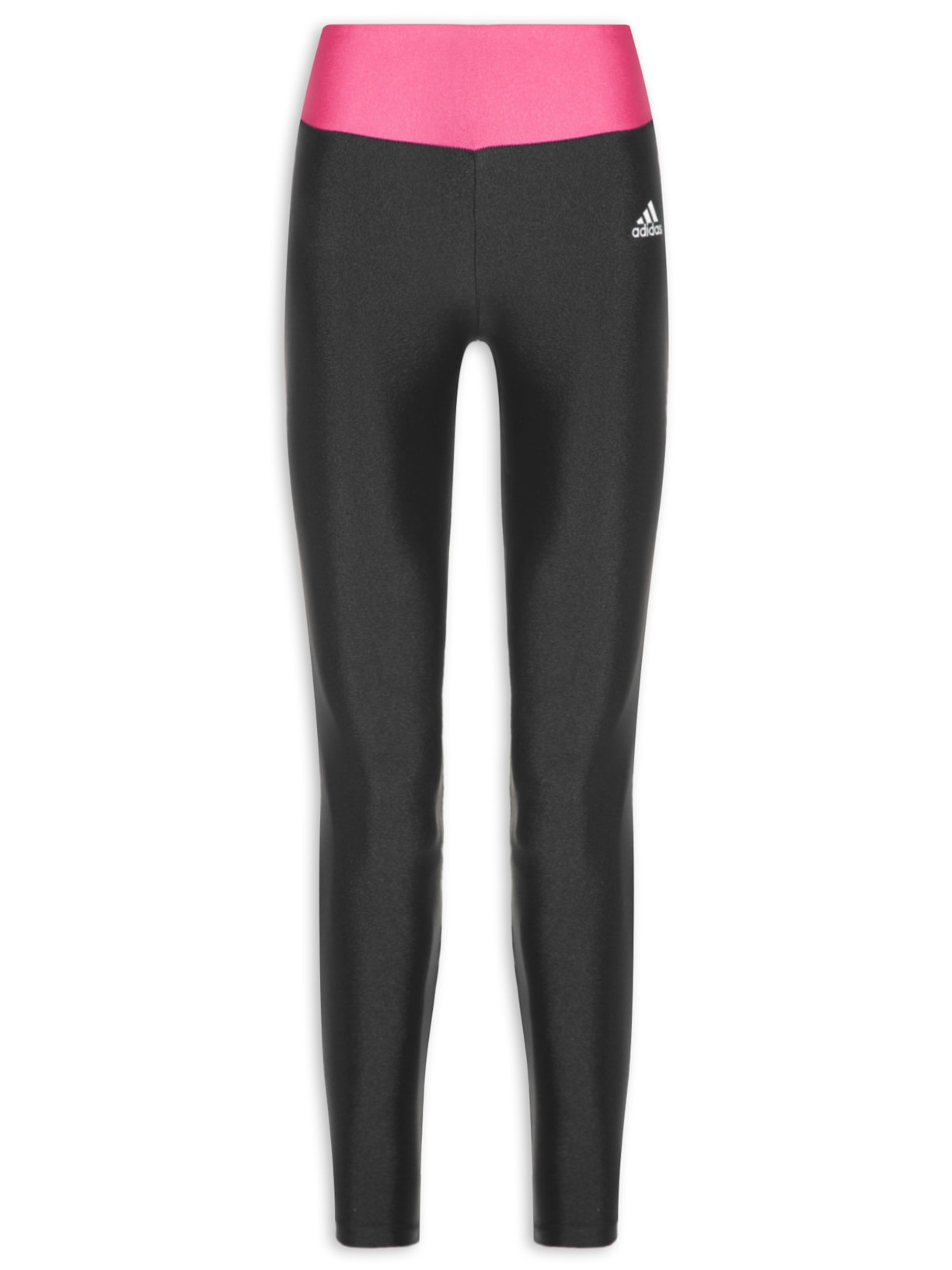 Calça Feminina Legging Latin Fit Colorblock - Preto