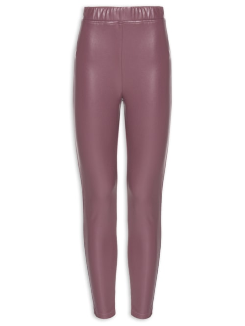 Calça Feminina Legging Like Leather - Marrom
