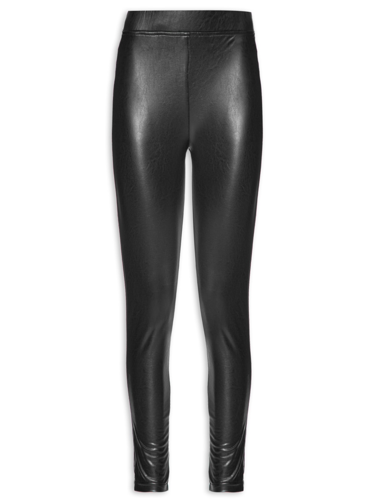 Calça Feminina Legging Like Leather - Preto