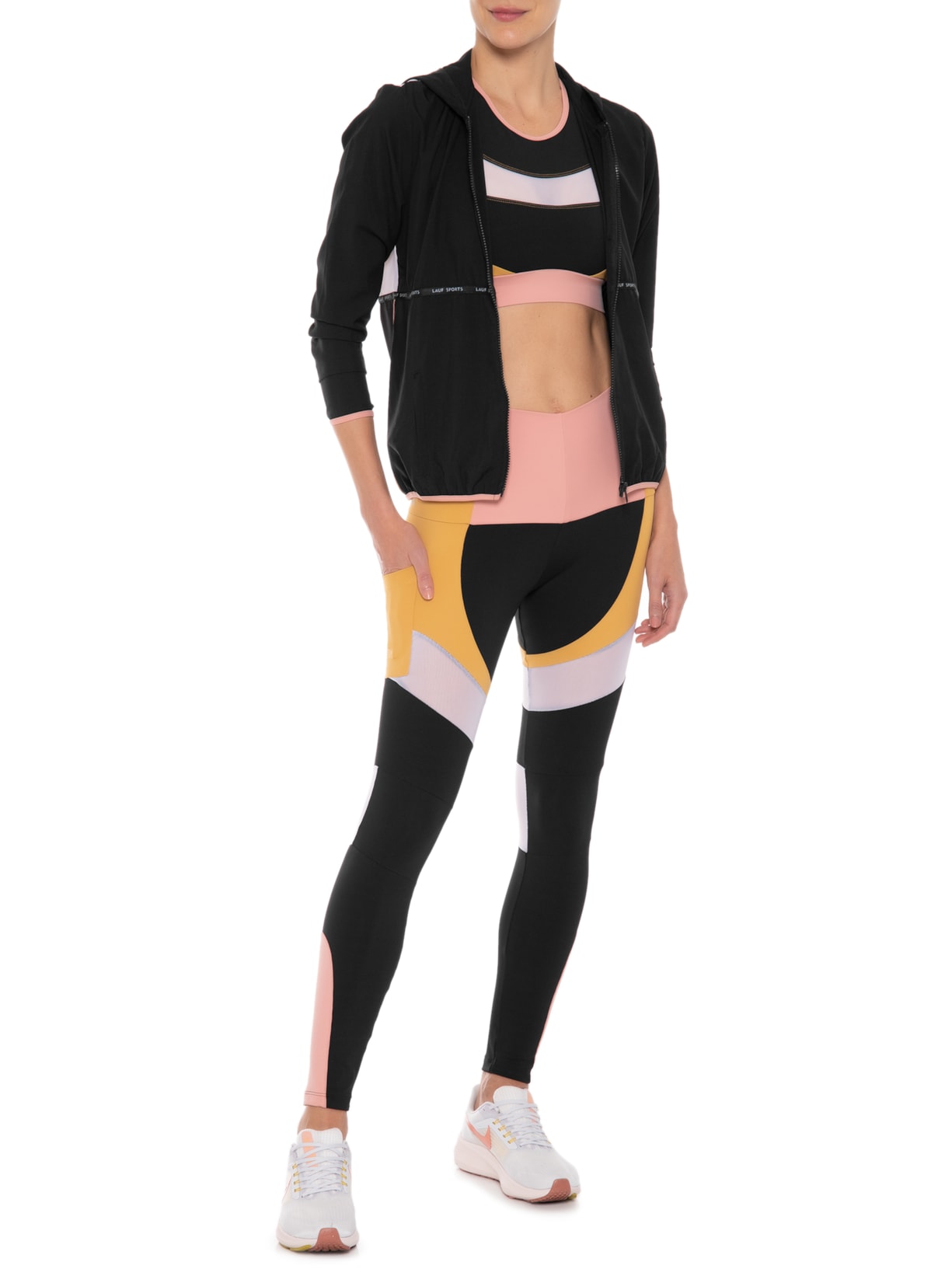 Calça Feminina Legging Linha Amaranta Preto Lauf