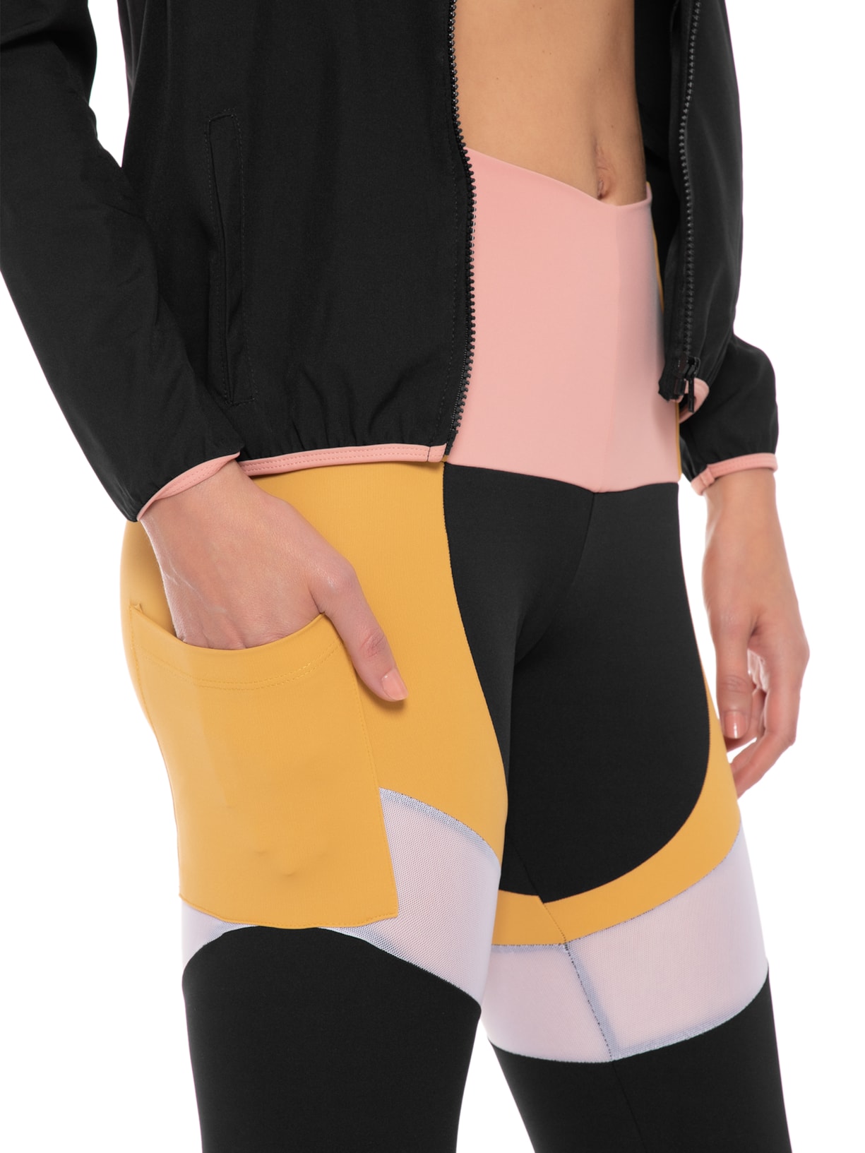 Calça Feminina Legging Linha Amaranta Preto Lauf