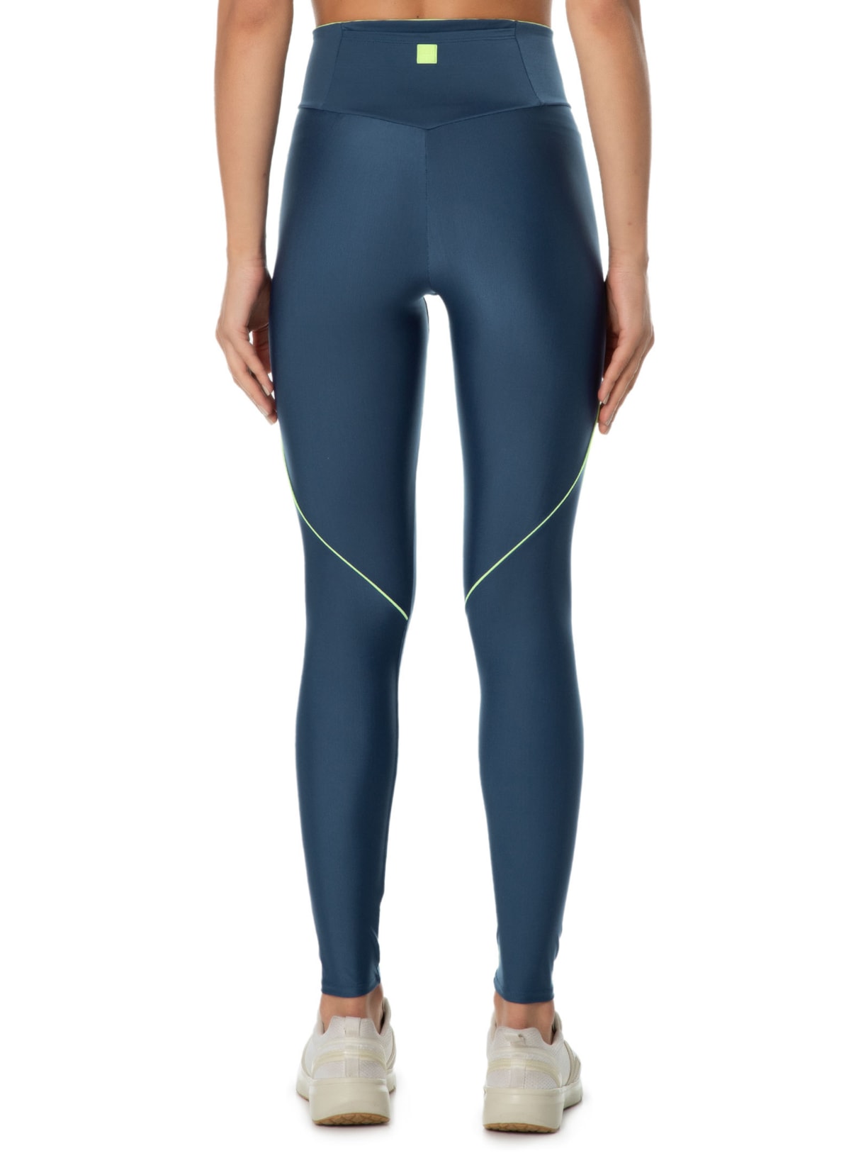 Calça Feminina Legging Lisa Azul Body For Sure