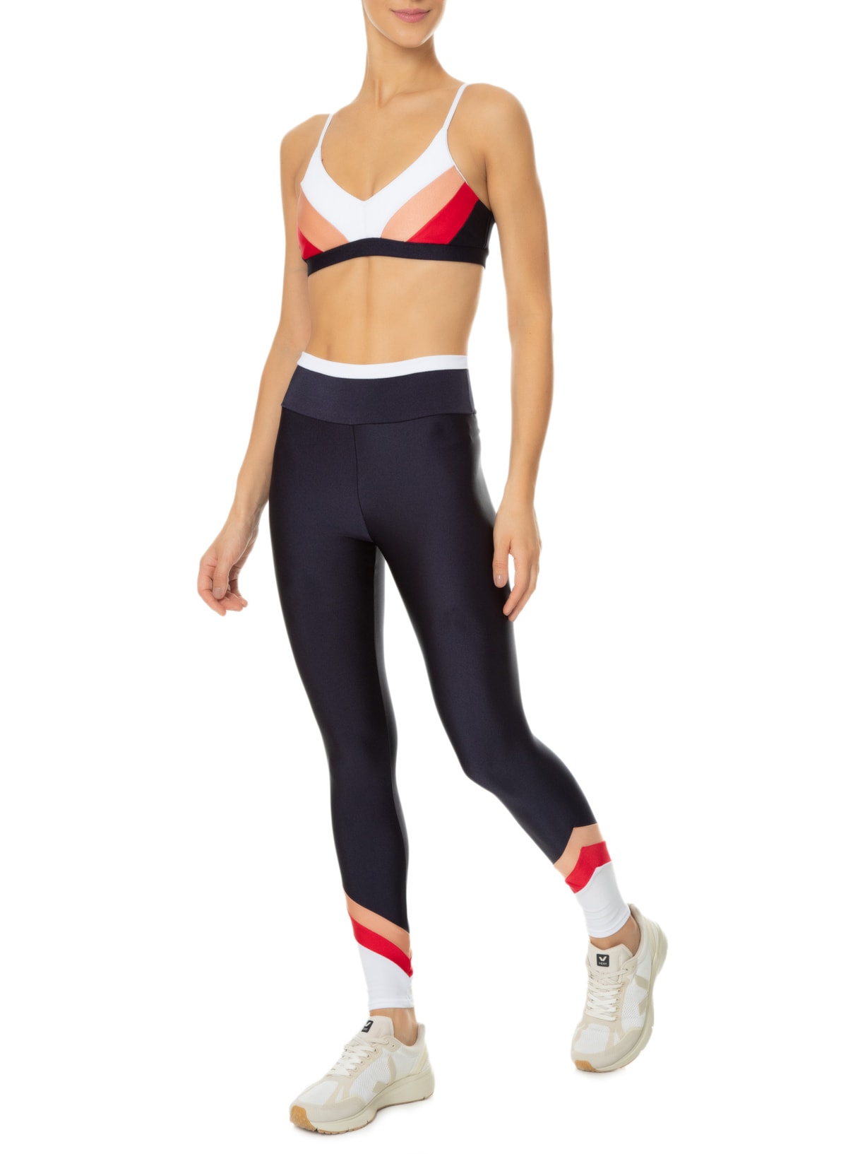 Calça Feminina Legging Lisa Azul Body For Sure