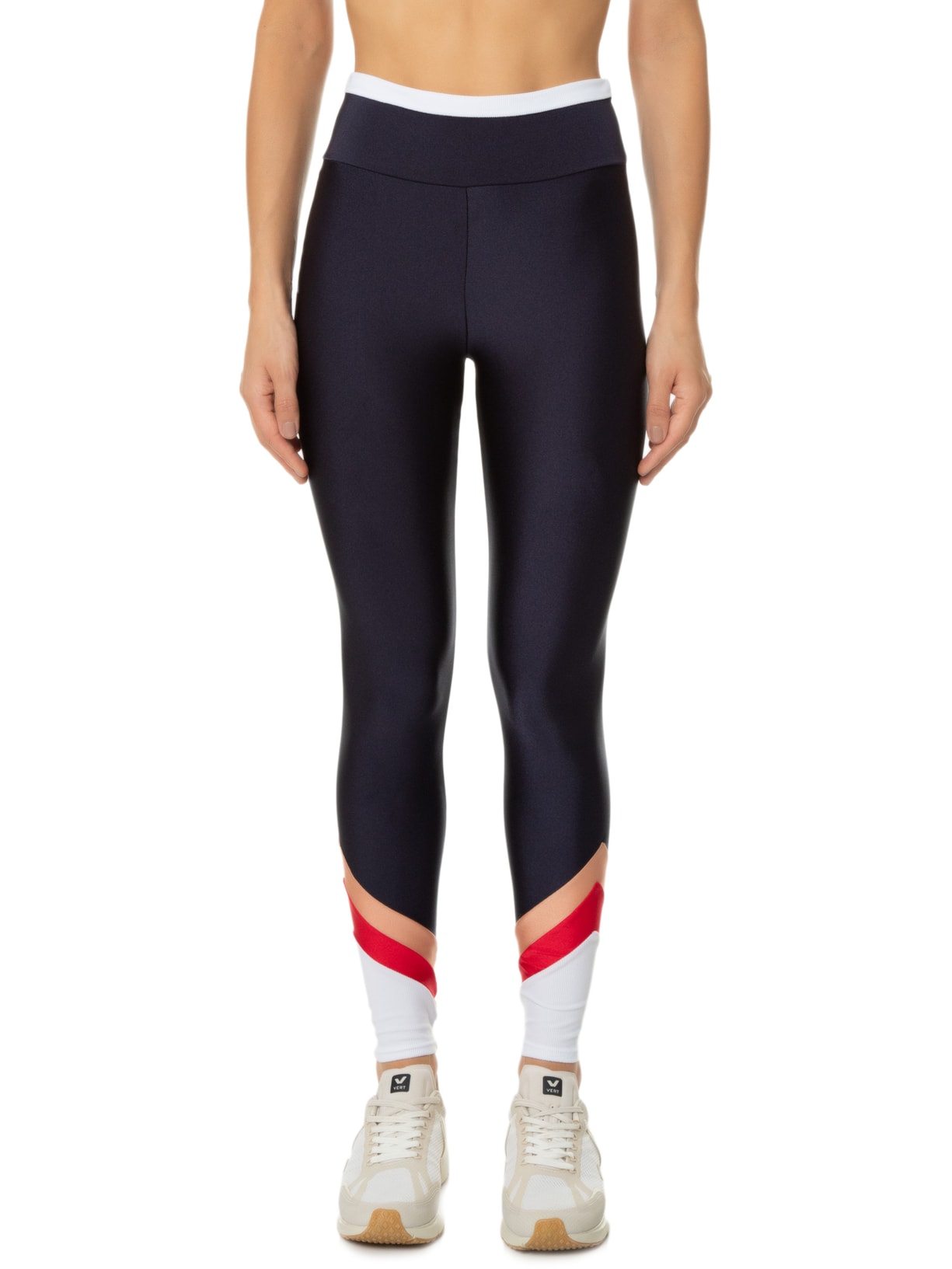 Calça Feminina Legging Lisa Azul Body For Sure