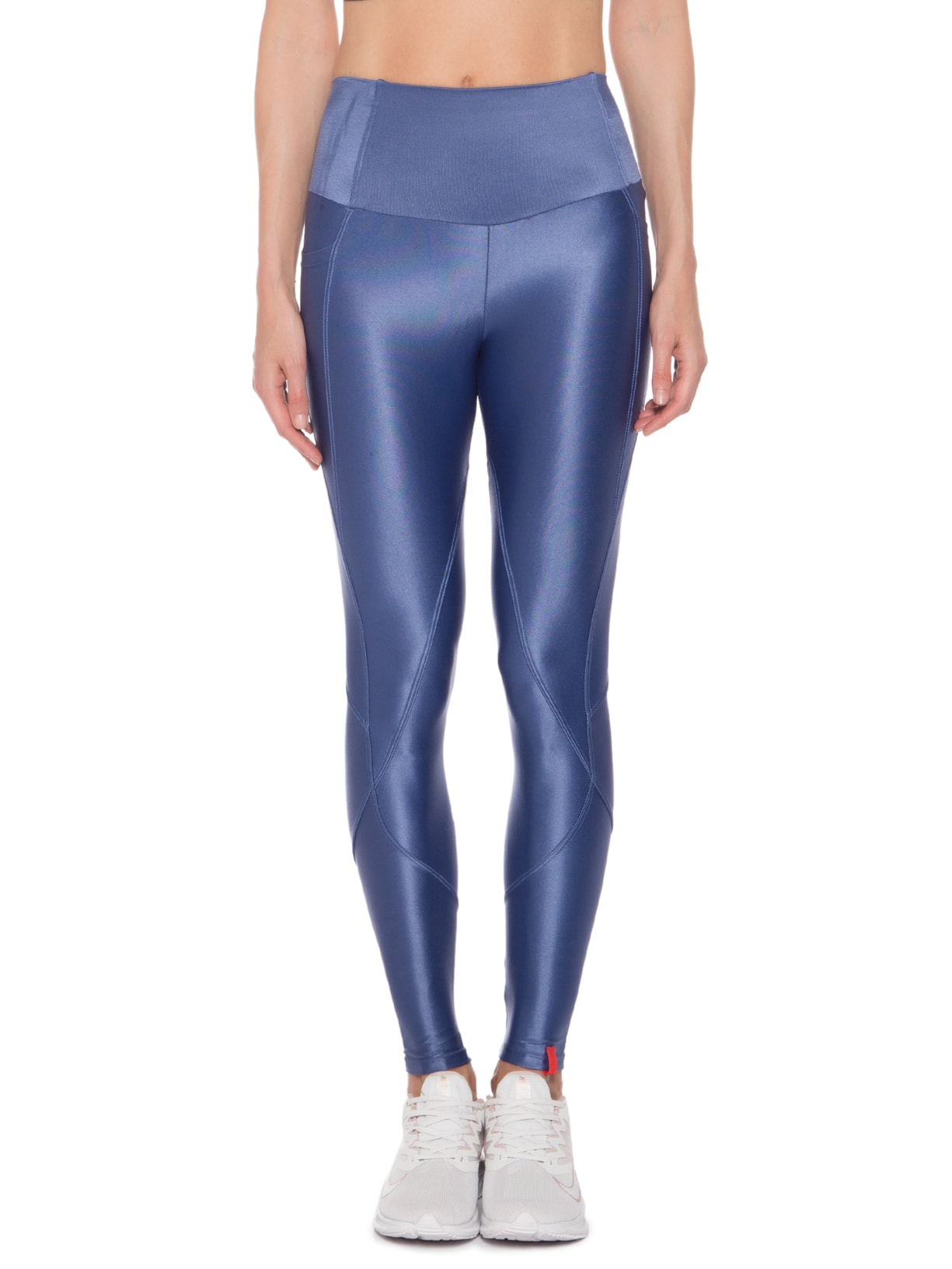 Calça Feminina Legging Lisa Azul Body For Sure