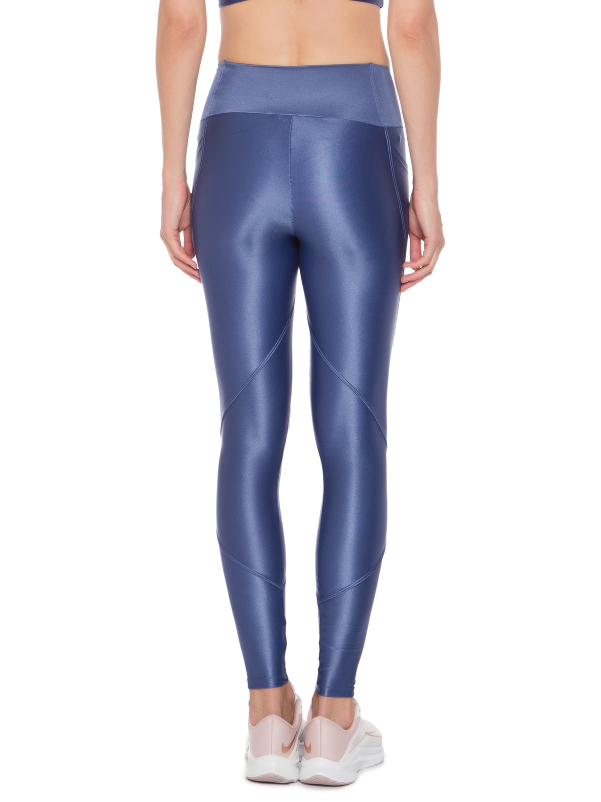 Calça Feminina Legging Lisa Azul Body For Sure
