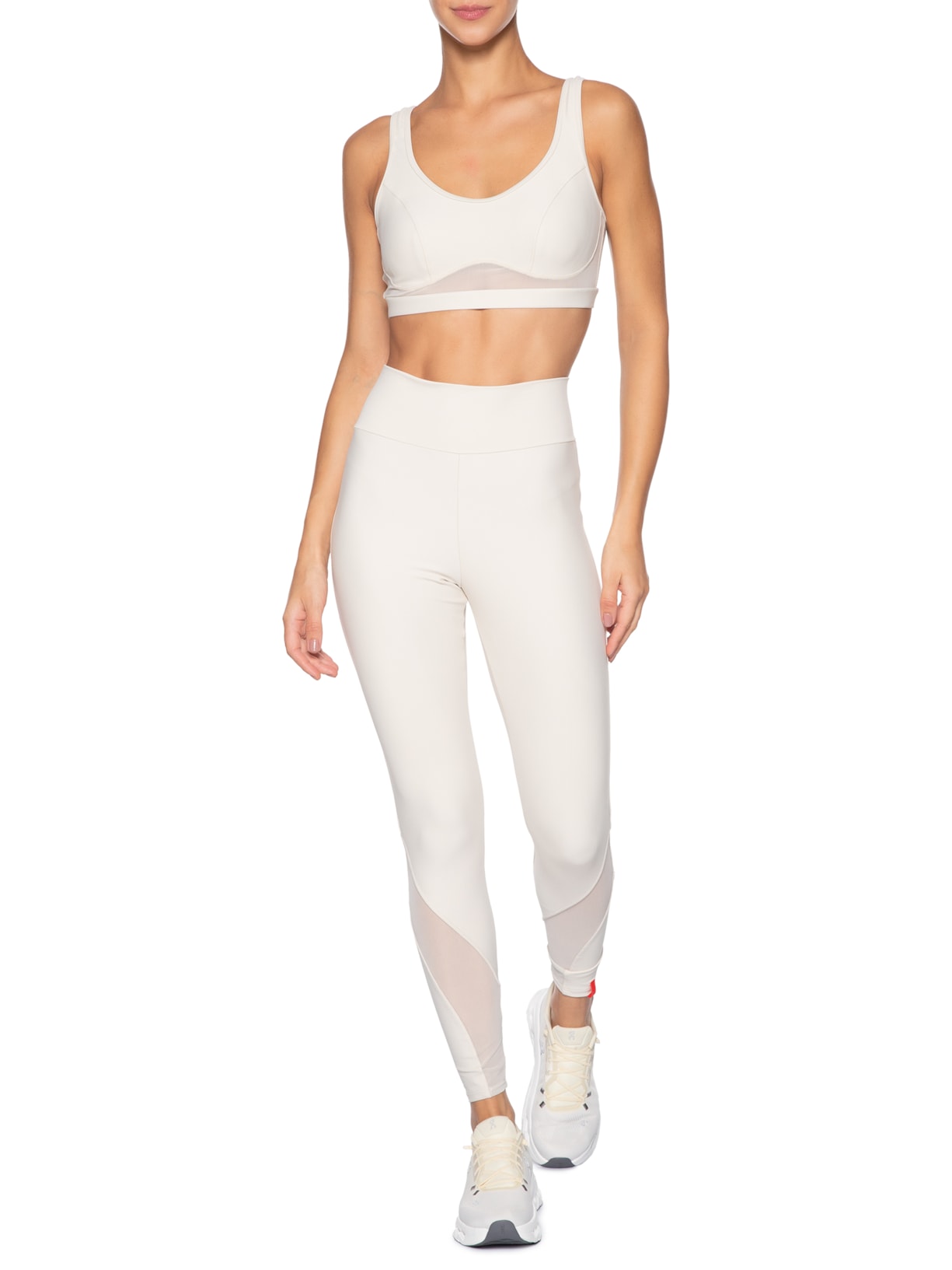 Calça Feminina Legging Lisa Branco Body For Sure