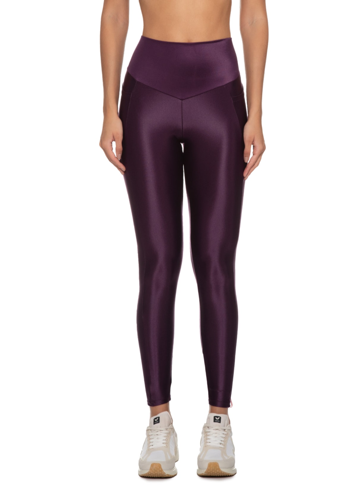 Calça Feminina Legging Lisa Energy Roxo Body For Sure