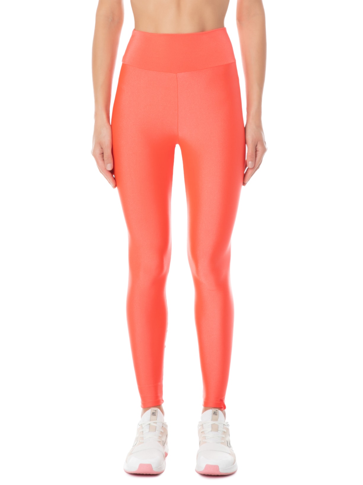 Calça Feminina Legging Lisa Laranja Body For Sure